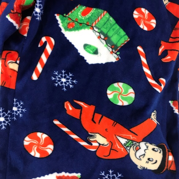 Monopoly Gingerbread House Pajama Bottoms Blue - Picture 8 of 10